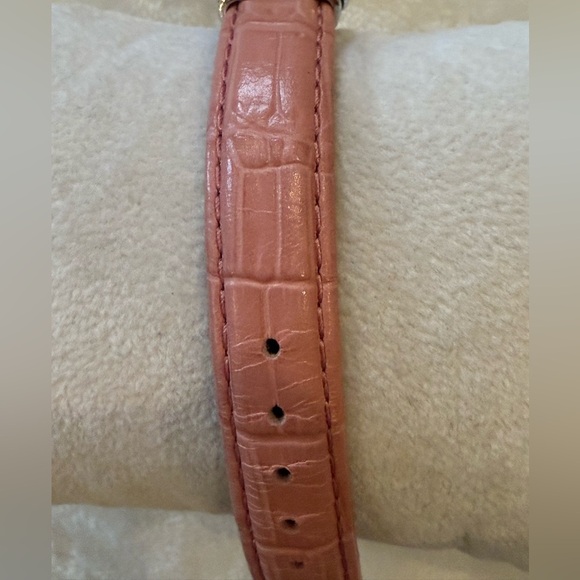 Honora Pink Leather & Pearl Bracelet – Genuine Leather, Silver Accents - EUC - Picture 7 of 13